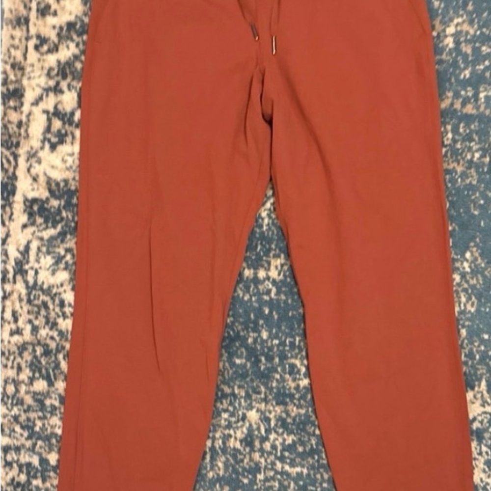 Lululemon On The Fly Pants Rust Clay Color  Casual Pull-On Pants Size 6